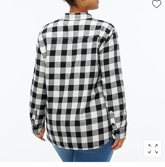 đź–¤J Crew Factoryđź–¤Flannel shirt jacket - Picture 11 of 13